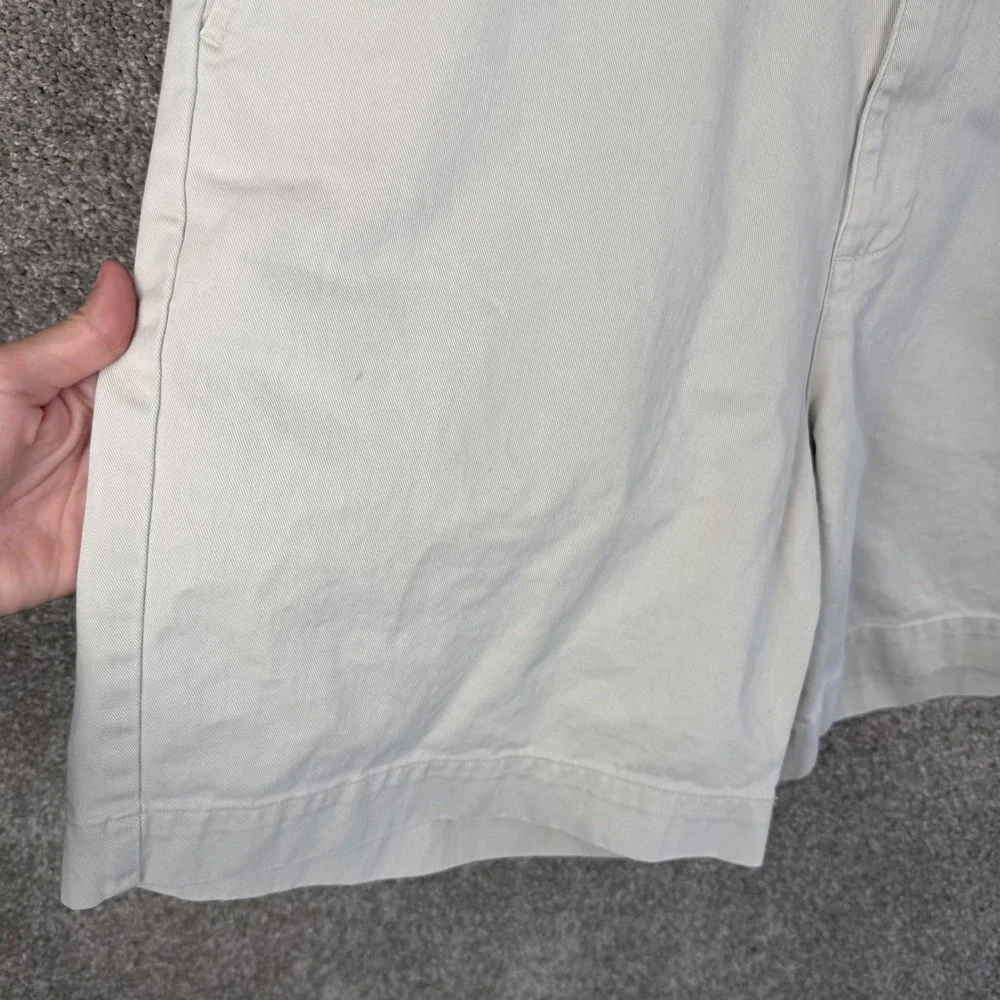 Polo Ralph Lauren Mens 34 Chino Shorts Stone Beige Cotton Twill Flat Front 91911